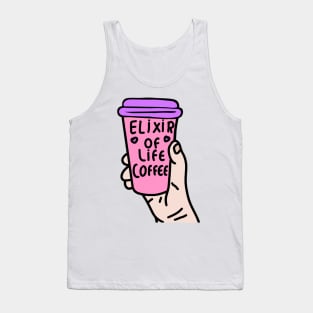 Elixir Of Life Coffee Tank Top